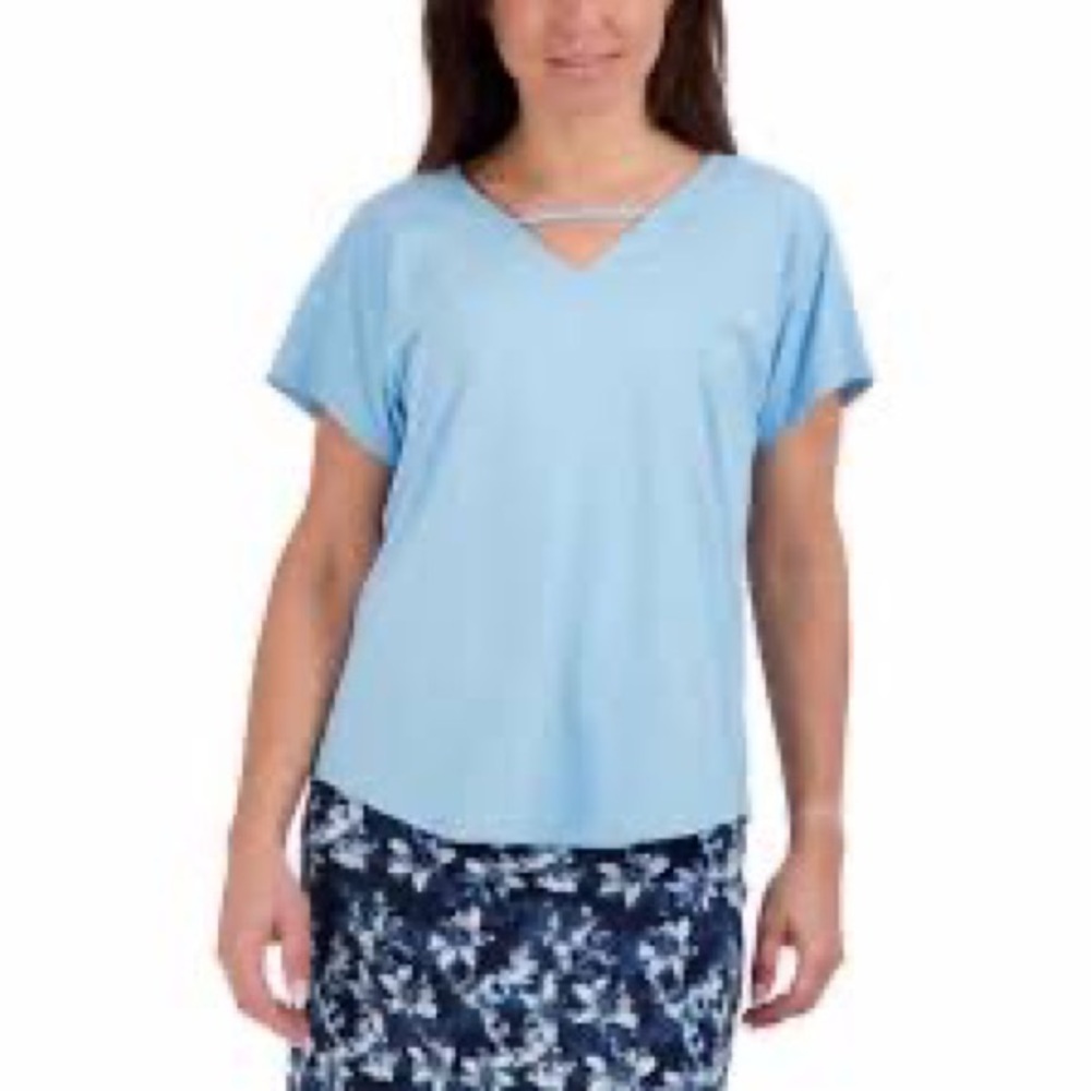 Blue Short Sleeve T-Shirt: Size S